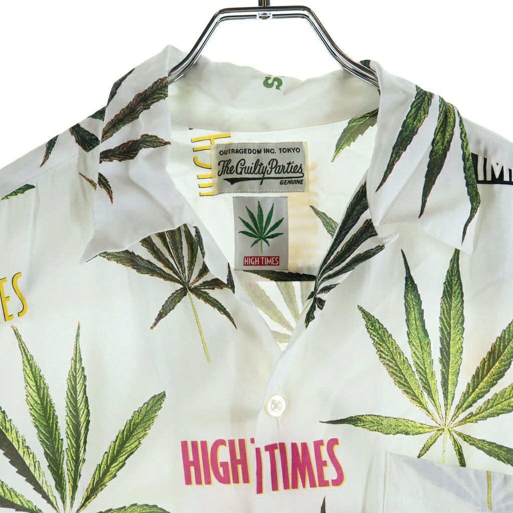 WACKO MARIA(ワコマリア) 18SS HIGH TIMES ハワイアンアロハ半袖シャツ ホワイト