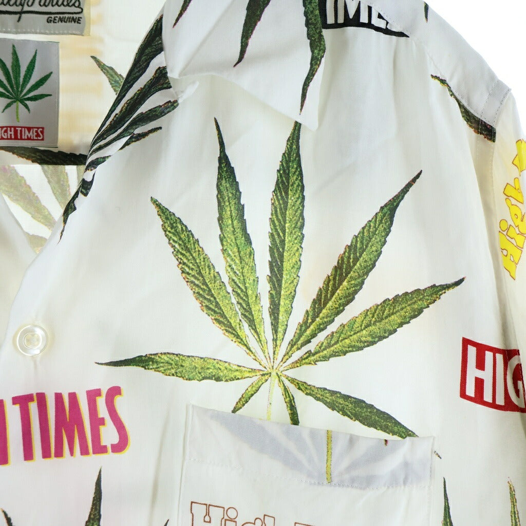 WACKO MARIA(ワコマリア) 18SS HIGH TIMES ハワイアンアロハ半袖シャツ ホワイト