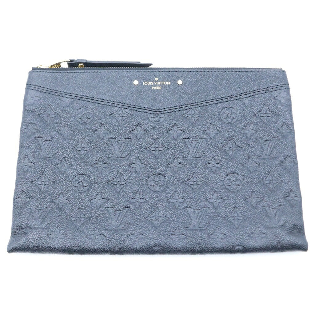 LOUIS VUITTON(ルイヴィトン) モノグラムアンプラント デイリーポーチ クラッチバッグ セカンドバッグ レザー ノワール M62937