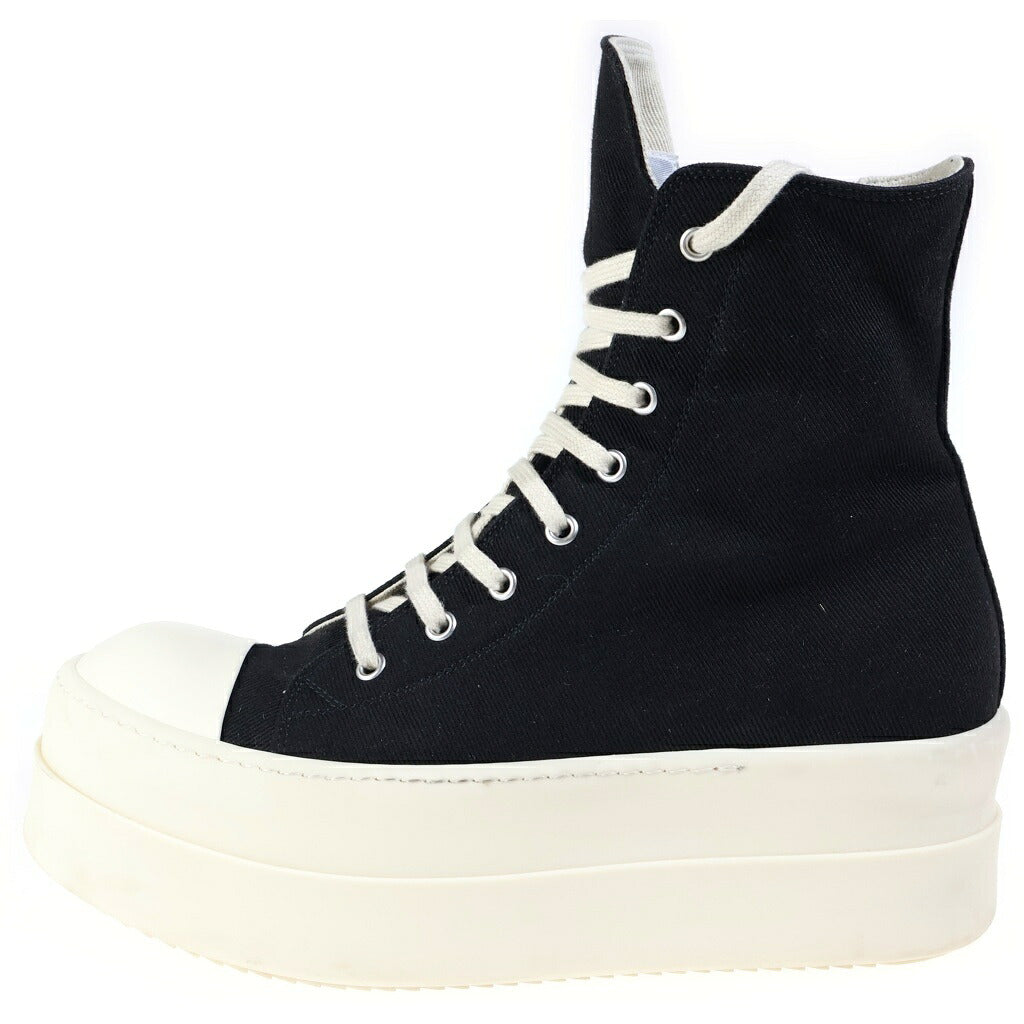 Rick Owens DRKSHDW(リックオウエンス ダークシャドウ) 26AW MEGA BUMPER SNEAKS メガバンパー ハイカットスニーカー ブラック DU02F6831 DO