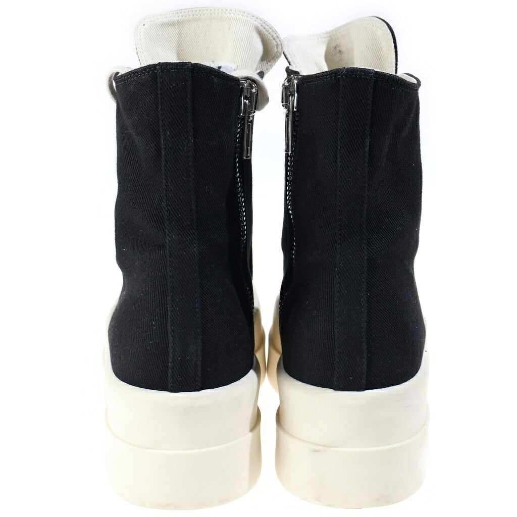 Rick Owens DRKSHDW(リックオウエンス ダークシャドウ) 26AW MEGA BUMPER SNEAKS メガバンパー ハイカットスニーカー ブラック DU02F6831 DO