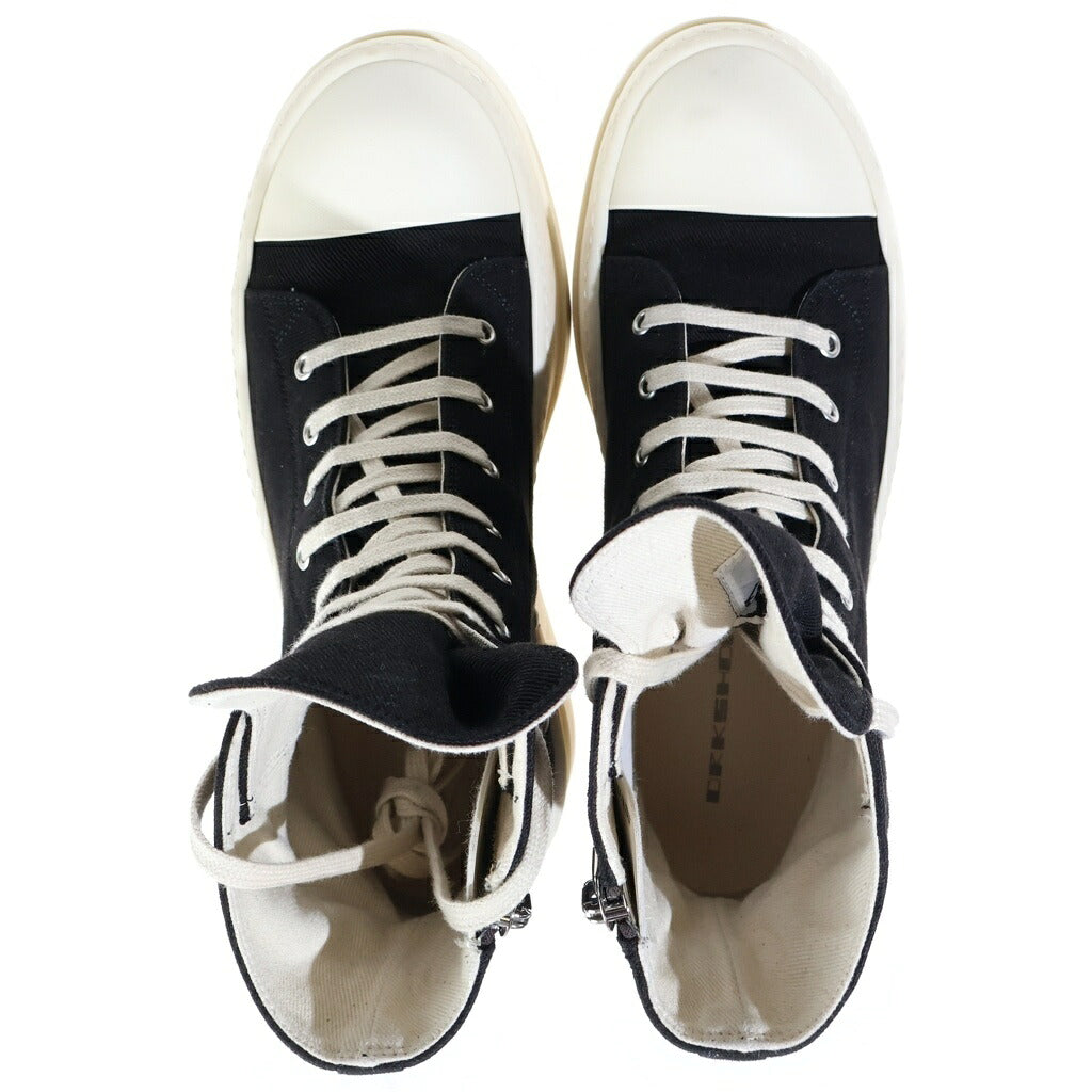 Rick Owens DRKSHDW(リックオウエンス ダークシャドウ) 26AW MEGA BUMPER SNEAKS メガバンパー ハイカットスニーカー ブラック DU02F6831 DO