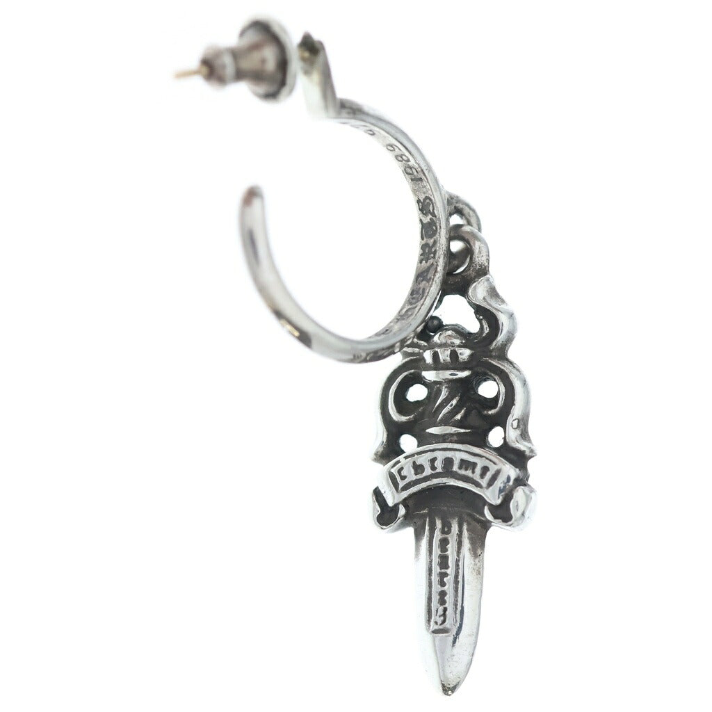 CHROME HEARTS(クロムハーツ) No5 DAGGER #5 ダガーフープ ピアス シルバー BCA106