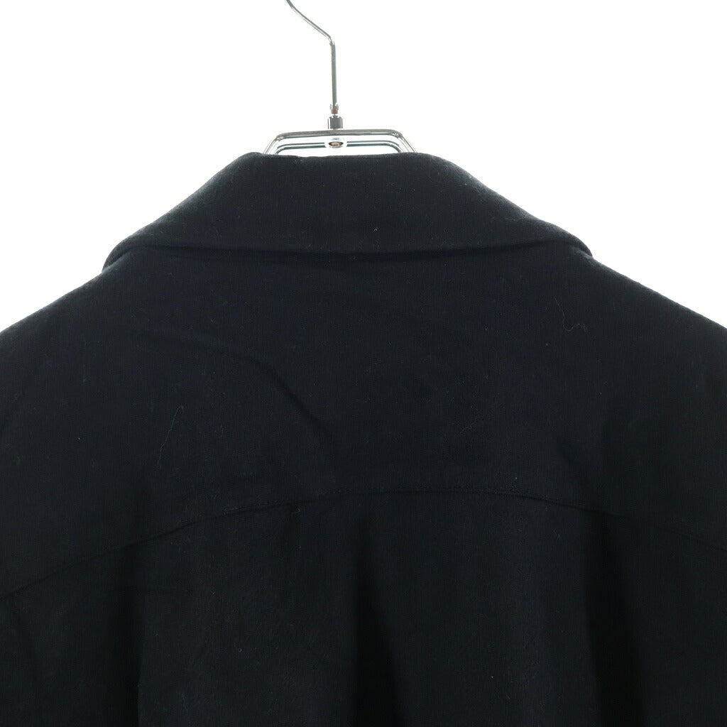 AMIRI(アミリ) WOOL FLANNEL BLOUSON ウールフランネルダブルジップブルゾンジャケット ブラック