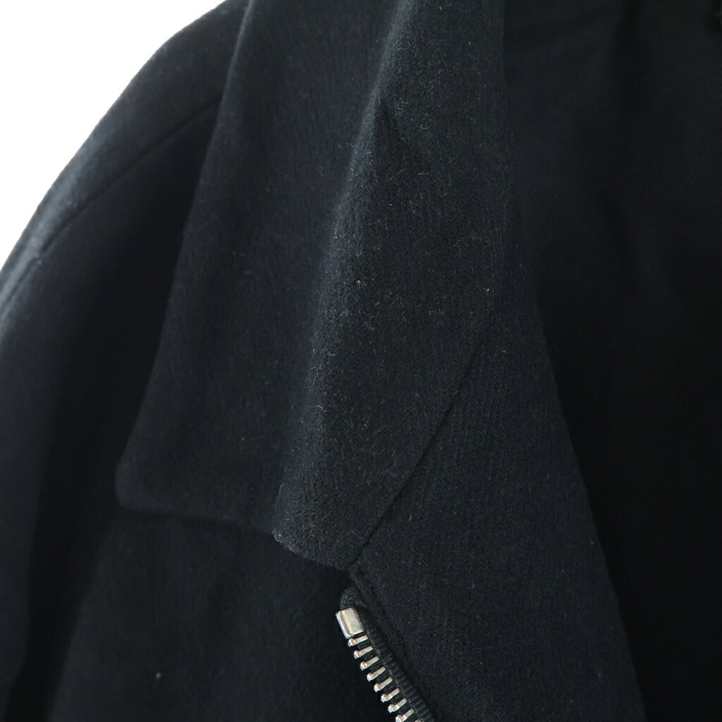 AMIRI(アミリ) WOOL FLANNEL BLOUSON ウールフランネルダブルジップブルゾンジャケット ブラック