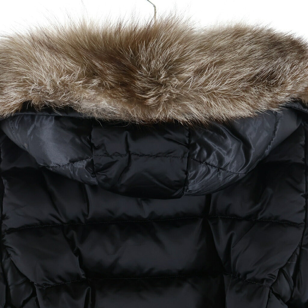 MONCLER(モンクレール) CUPIDONE キュピドン ファーフーディーダウンジャケット レディース ブラック H20931A00135 59685