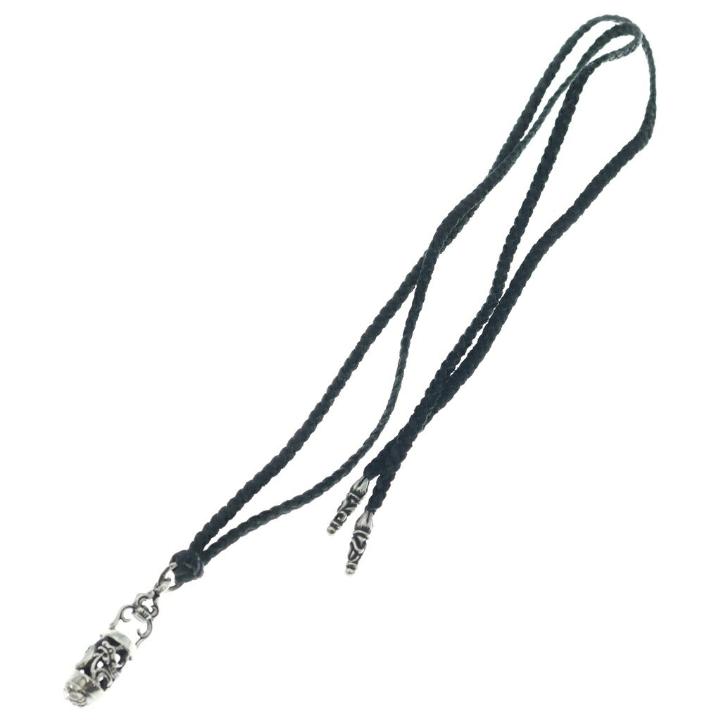 CHROME HEARTS(クロムハーツ) CELTIC ROLLER LEATHER BRAID ケルティック ローラー ペンダント レザーブレード ネックレス シルバー