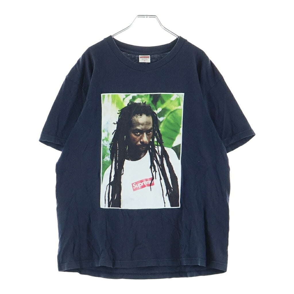SUPREME(シュプリーム) 19SS Buju Banton Tee ブジュバントンプリント クルーネック半袖Tシャツカットソー ネイビー