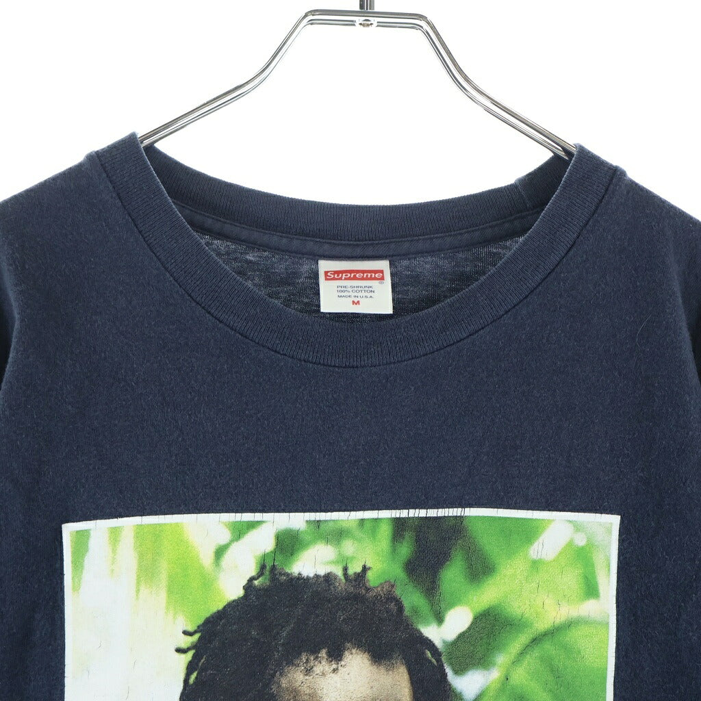 SUPREME(シュプリーム) 19SS Buju Banton Tee ブジュバントンプリント クルーネック半袖Tシャツカットソー ネイビー