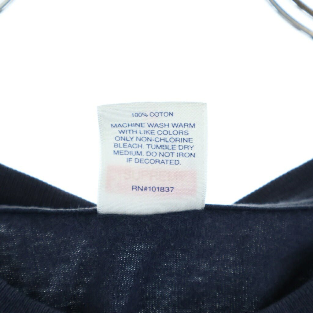 SUPREME(シュプリーム) 19SS Buju Banton Tee ブジュバントンプリント クルーネック半袖Tシャツカットソー ネイビー