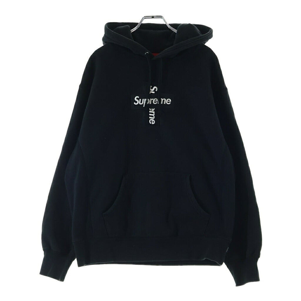 SUPREME(シュプリーム) 20AW Cross Box Logo Hooded Sweatshirt プルオーバーパーカー ブラック