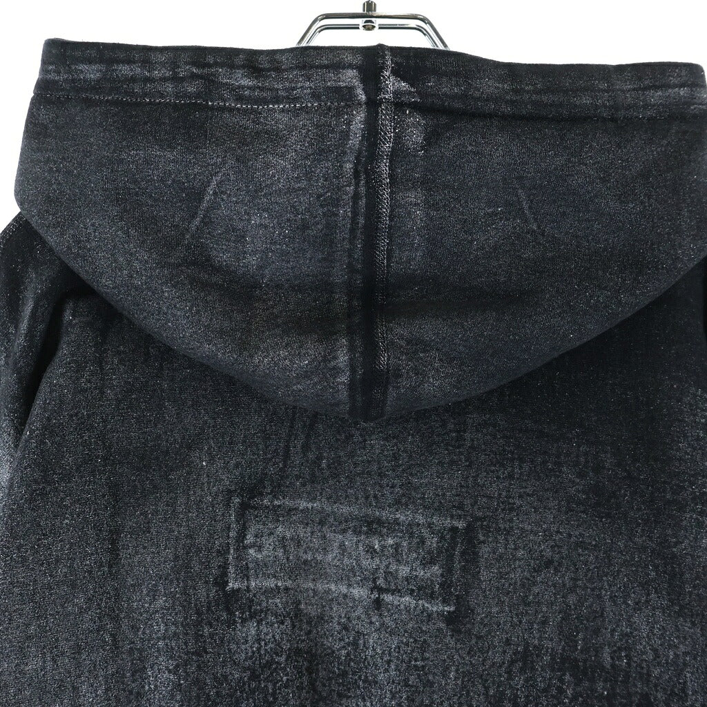 SUPREME(シュプリーム) 24SS ×MM6 Foil Box Logo Hooded Sweatshirt フォイル ボックスロゴ プルオーバーパーカー ブラック