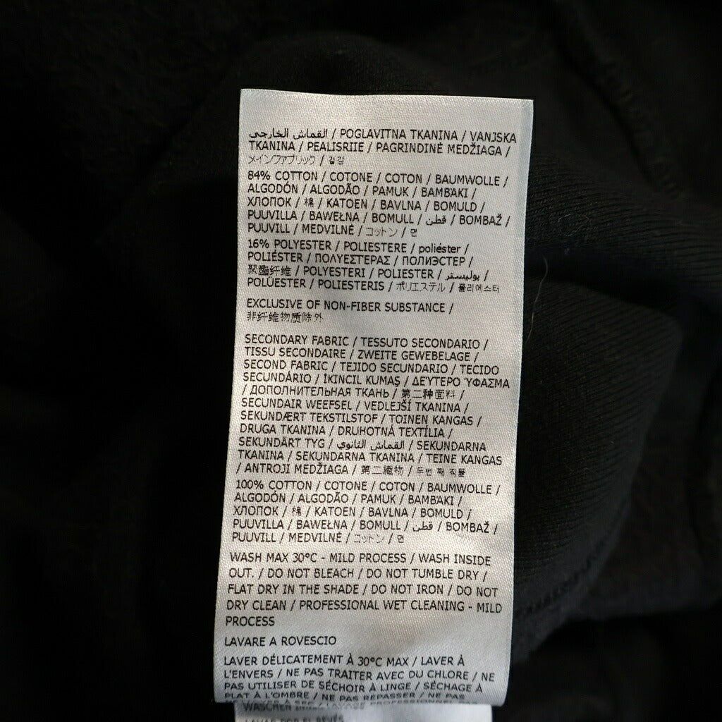 SUPREME(シュプリーム) 24SS ×MM6 Foil Box Logo Hooded Sweatshirt フォイル ボックスロゴ プルオーバーパーカー ブラック