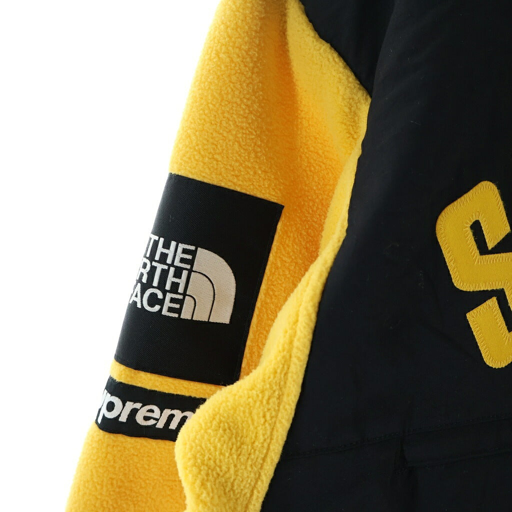 SUPREME(シュプリーム) 19SS ×THE NORTH FACE Arc Logo Denali Fleece Jacket フリースジャケット ブラック/イエロー NA119031