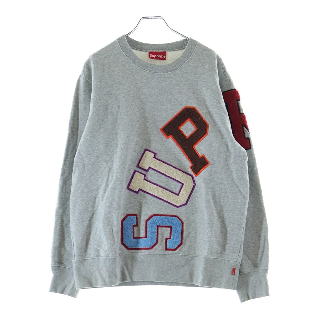 SUPREME(シュプリーム) 20AW Big Arc Crewneck ビッグアーチロゴ クルーネックスウェットトレーナー グレー