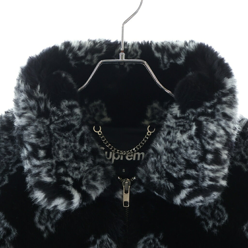SUPREME(シュプリーム) 21SS Bandana Faux Fur Bomber Jacket バンダナフェイクファー ボンバージャケット ブラック