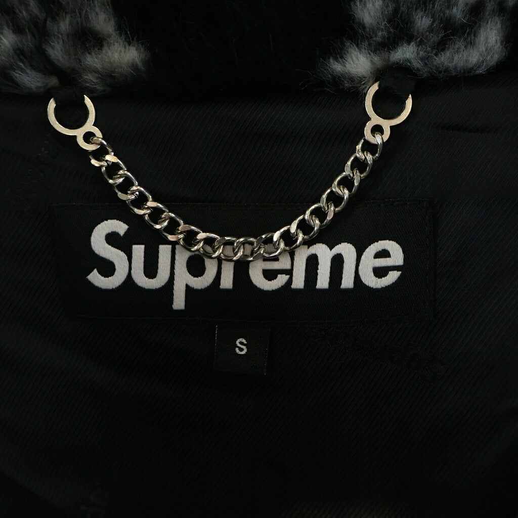 SUPREME(シュプリーム) 21SS Bandana Faux Fur Bomber Jacket バンダナフェイクファー ボンバージャケット ブラック