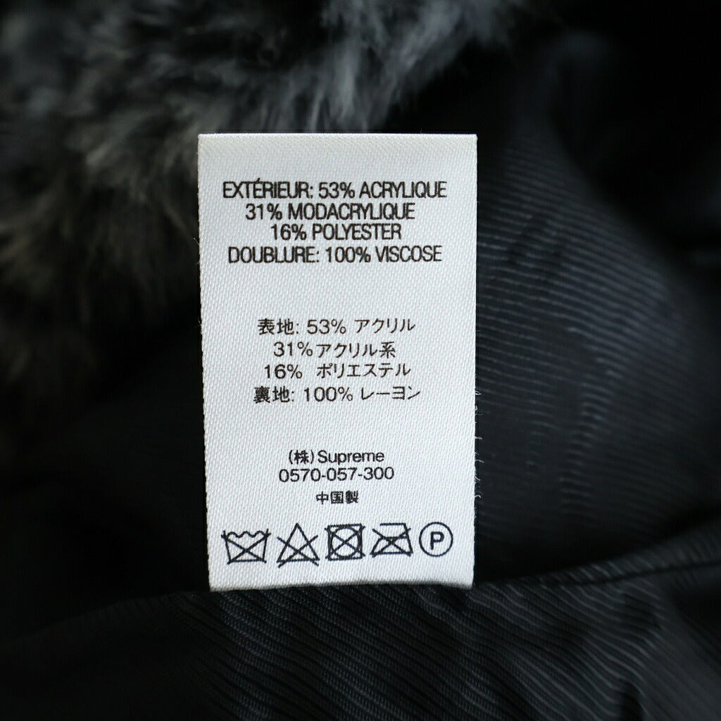 SUPREME(シュプリーム) 21SS Bandana Faux Fur Bomber Jacket バンダナフェイクファー ボンバージャケット ブラック