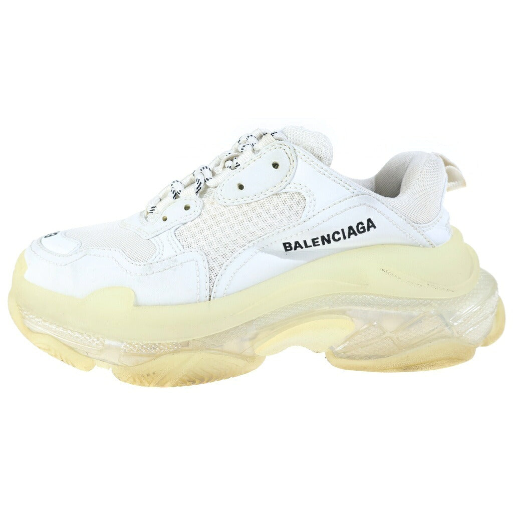 BALENCIAGA(バレンシアガ) Triple Clear Sole トリプル S クリアソール ローカットスニーカー ホワイト US9 544351