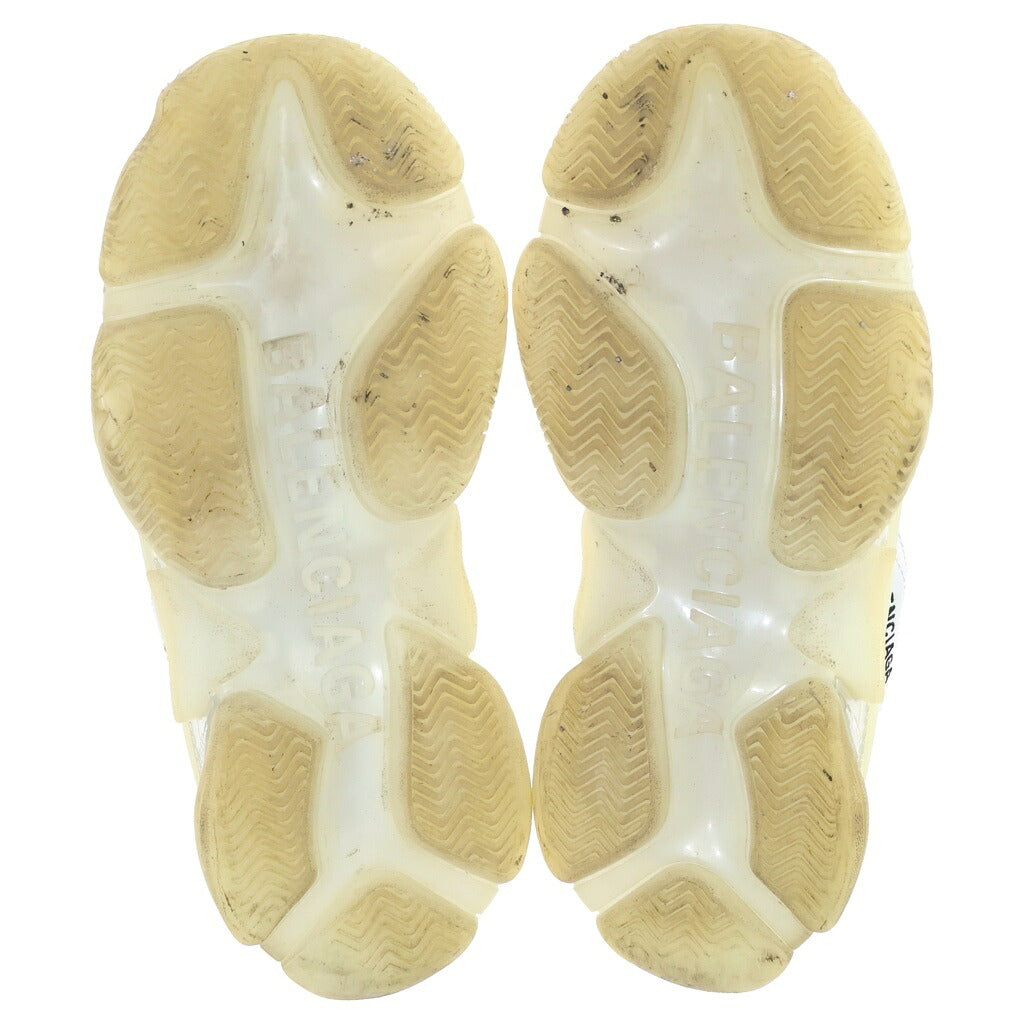 BALENCIAGA(バレンシアガ) Triple Clear Sole トリプル S クリアソール ローカットスニーカー ホワイト US9 544351