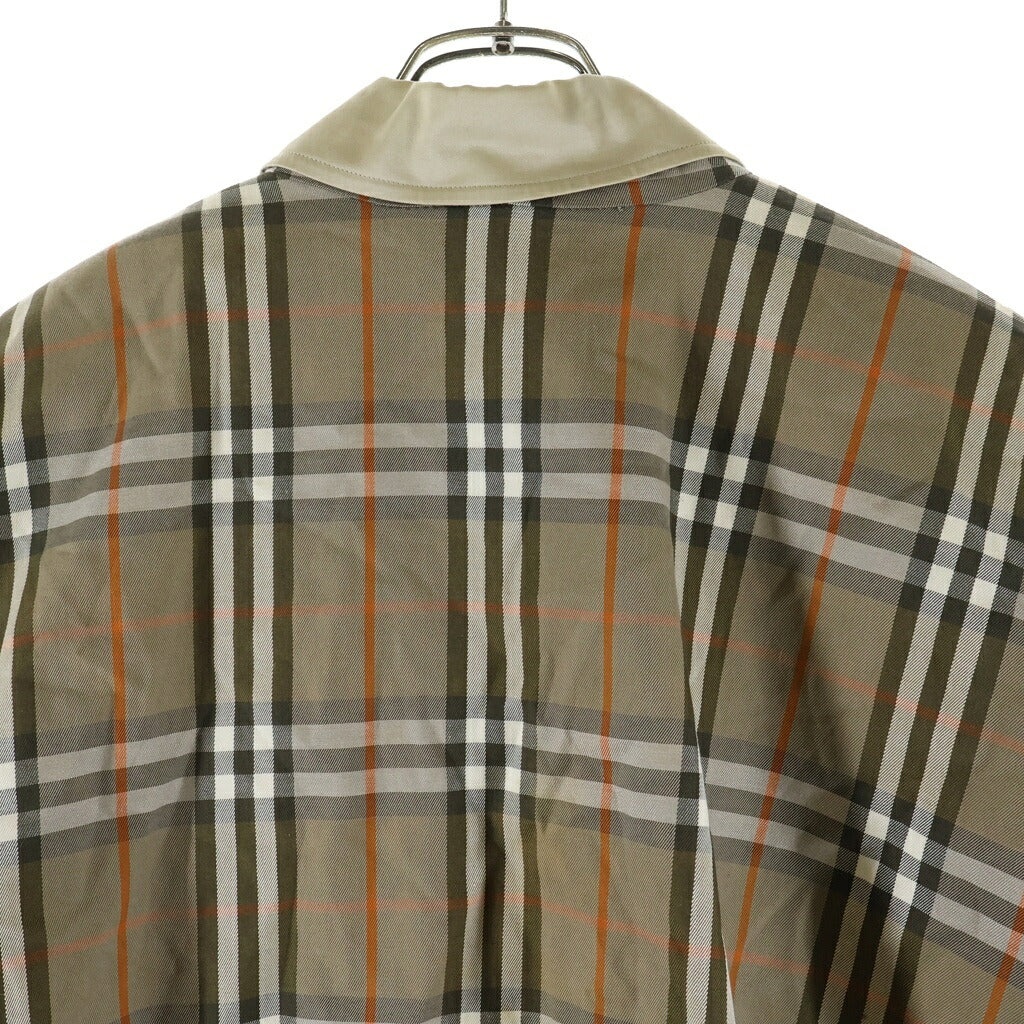 BURBERRY(バーバリー) ステンカラーロングコート ノバチェック ブラウン C-TK83-01601-P