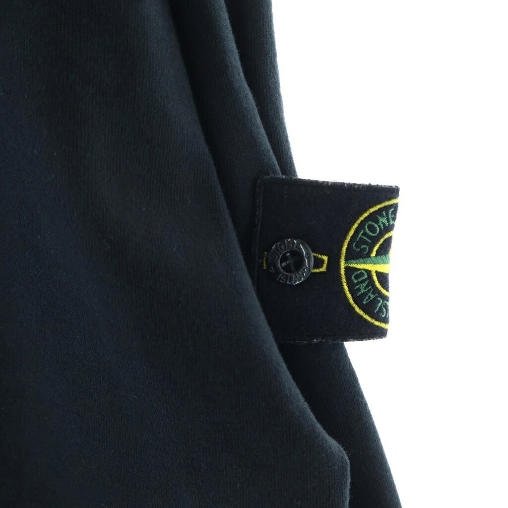 STONE ISLAND(ストーンアイランド) SWEAT ZIP SHIRT スウェット シップシャツ ブラック 791562050 V0029