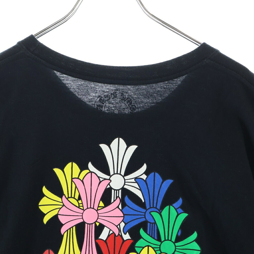 CHROME HEARTS(クロムハーツ) MLT CEM CRS TEE マルチセメタリークロスプリント クルーネック半袖Tシャツカットソー ブラック