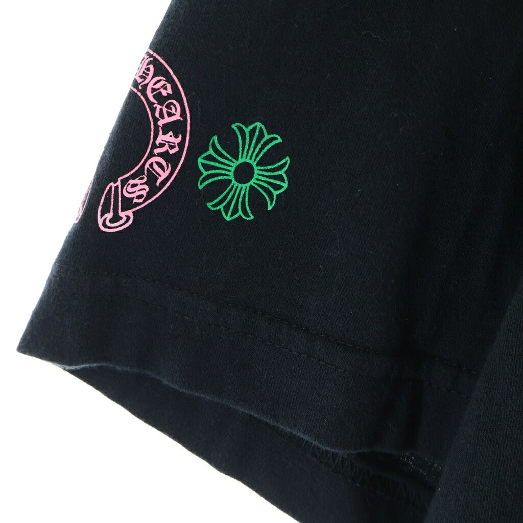 CHROME HEARTS(クロムハーツ) MLT CEM CRS TEE マルチセメタリークロスプリント クルーネック半袖Tシャツカットソー ブラック