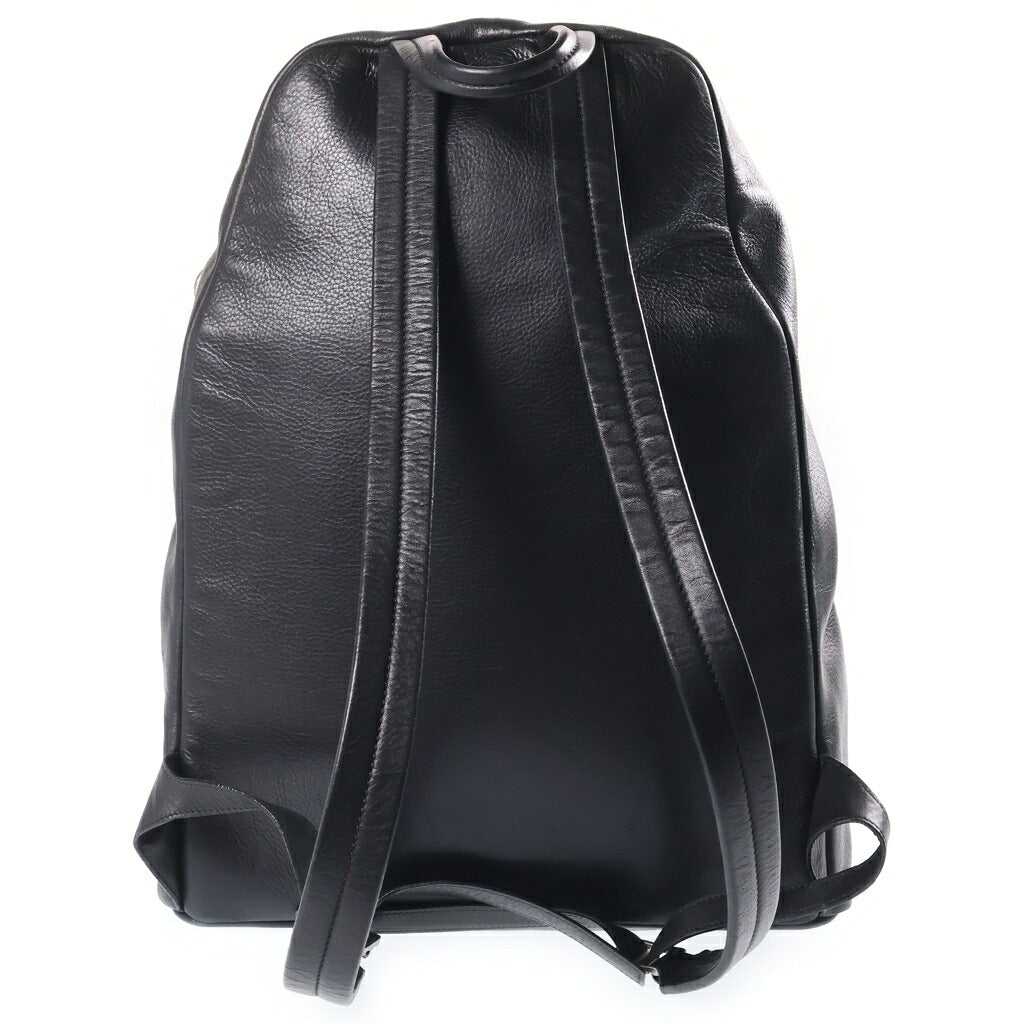Rick Owens(リックオウエンス) Classic Zip Leather Backpack クラシックレザーバックパック リュックサック ブラック