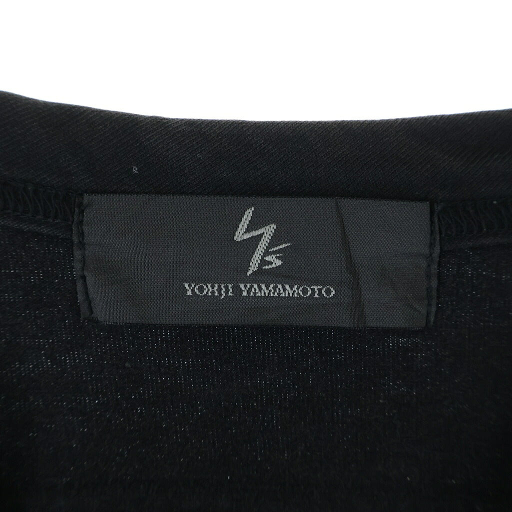 Yohji Yamamoto(ヨウジヤマモト) ノーカラージップアップブルゾン ブラック MS-T44-084