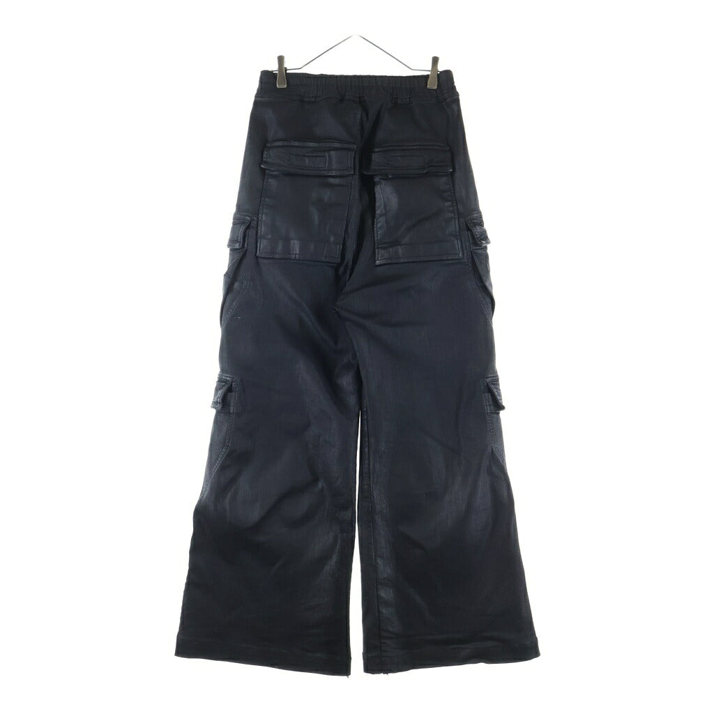 Rick Owens DRKSHDW(リックオウエンス ダークシャドウ) 25SS DOUBLE CARGO JUMBO BELAS ダブルカーゴ ジャンボベラ カーゴパンツ ブラック DU02D2398-SBW