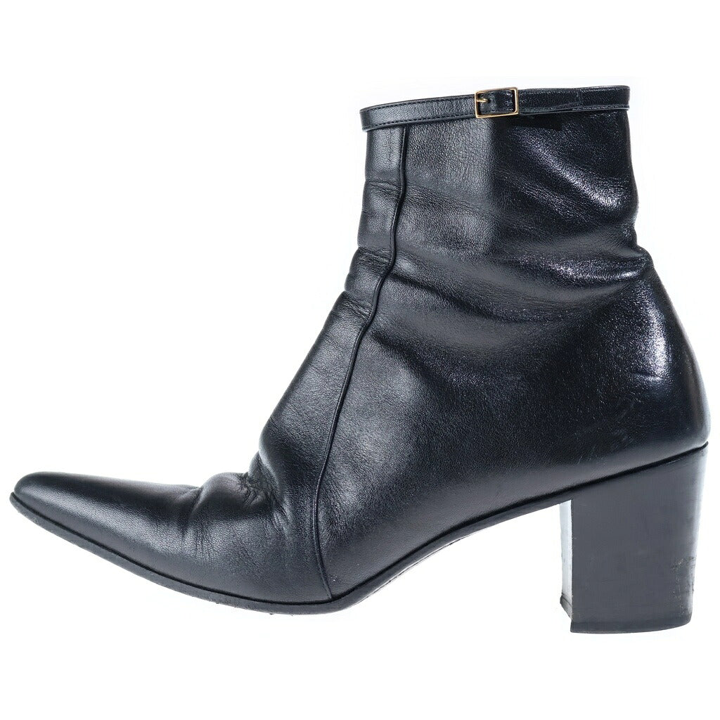 SAINT LAURENT PARIS(サンローランパリ) 23SS ARSUN アースン サイドジップヒールブーツ ブラック 43 735762