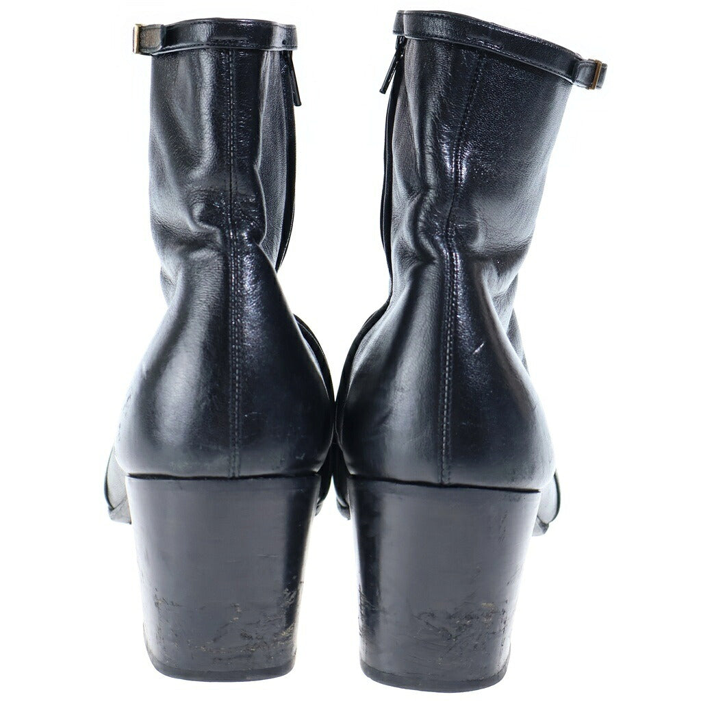 SAINT LAURENT PARIS(サンローランパリ) 23SS ARSUN アースン サイドジップヒールブーツ ブラック 43 735762
