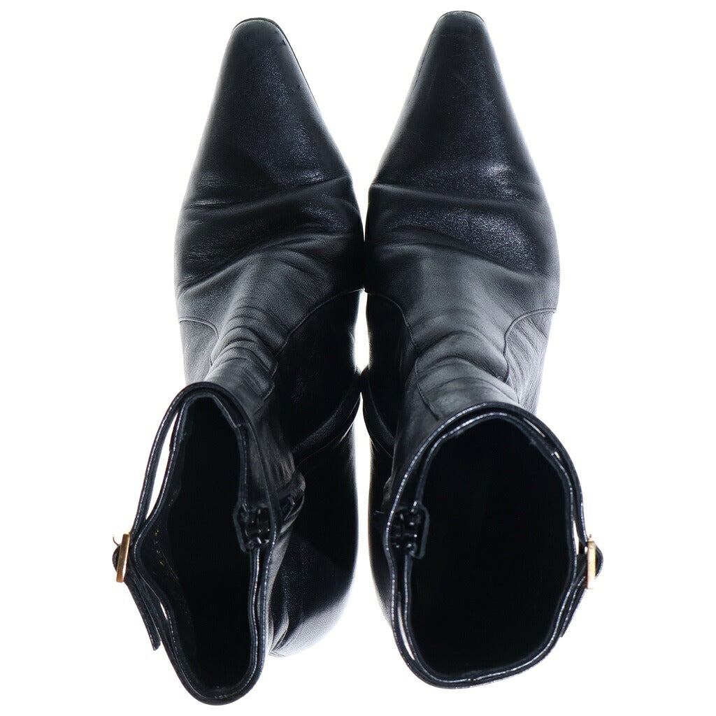 SAINT LAURENT PARIS(サンローランパリ) 23SS ARSUN アースン サイドジップヒールブーツ ブラック 43 735762
