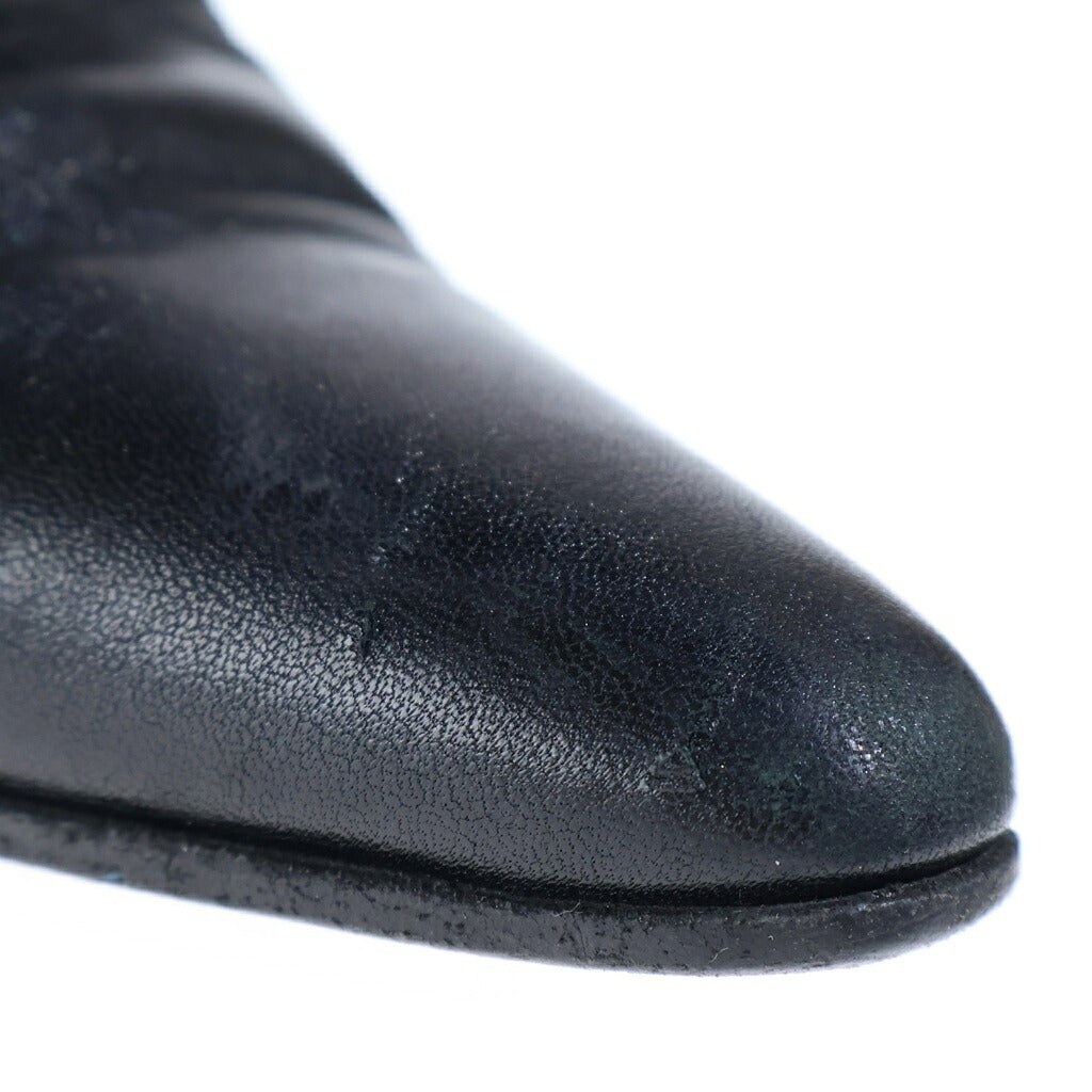 SAINT LAURENT PARIS(サンローランパリ) 23SS ARSUN アースン サイドジップヒールブーツ ブラック 43 735762