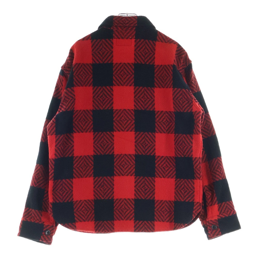 TENDERLOIN(テンダーロイン) T-BUFFALO SHT JKT バッファロー ウール シャツジャケット レッド/ブラック