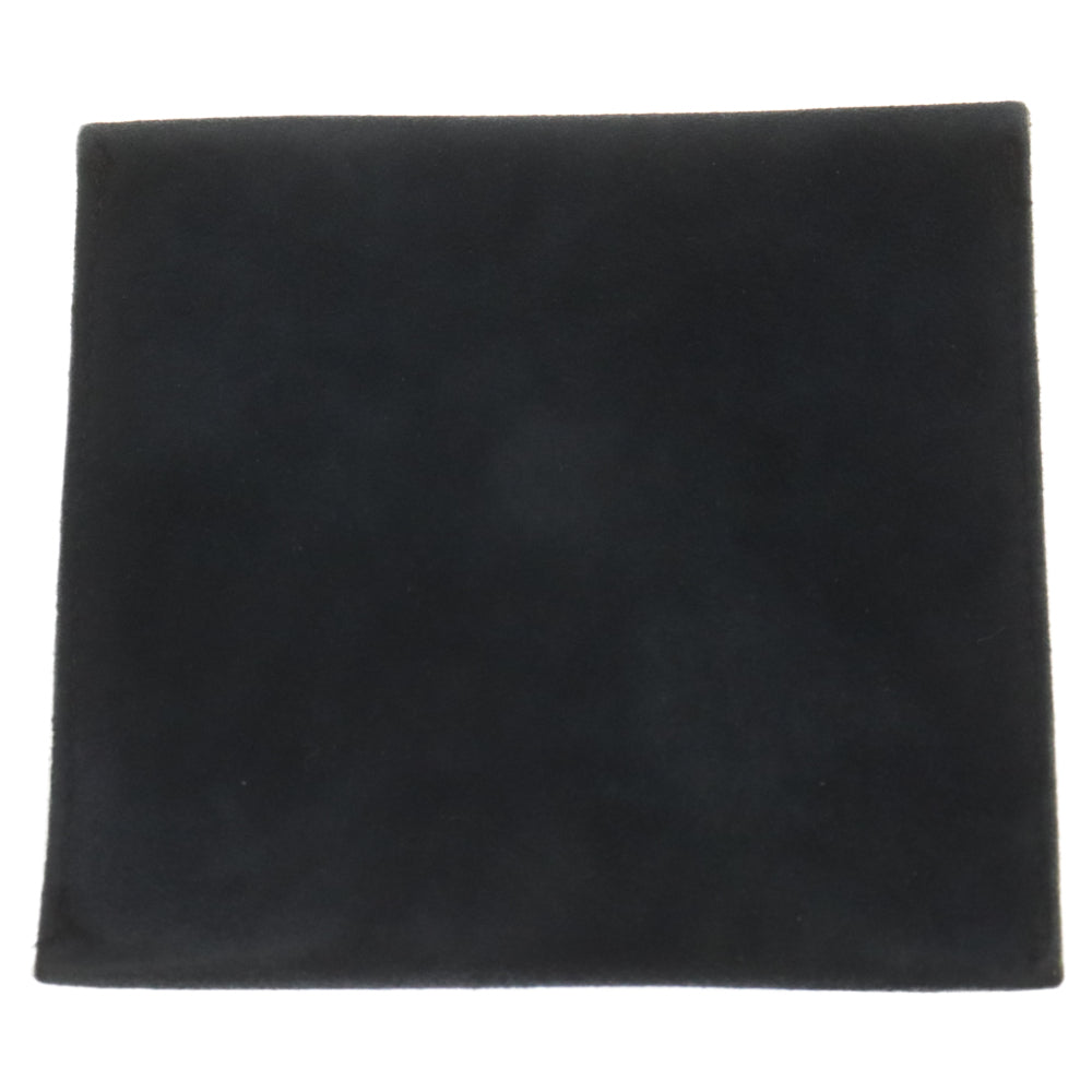 CHROME HEARTS(クロムハーツ) CRS BALL MULE POUCH クロスボール スエードマルチポーチ ネイビー/グリーン