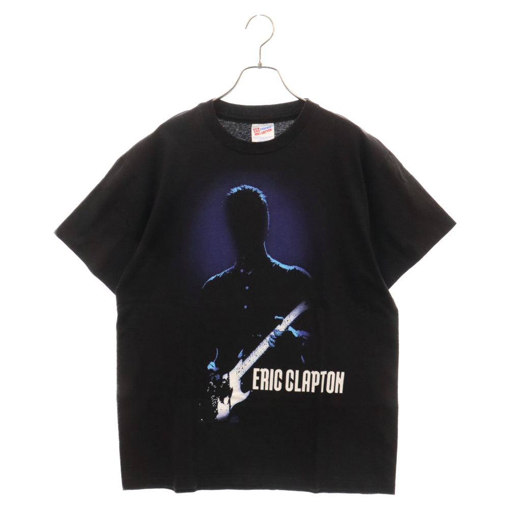VINTAGE(ヴィンテージ) 90s ERIC CLAPTON 両面プリント エリッククラプトン 半袖Tシャツ カットソー ブラック