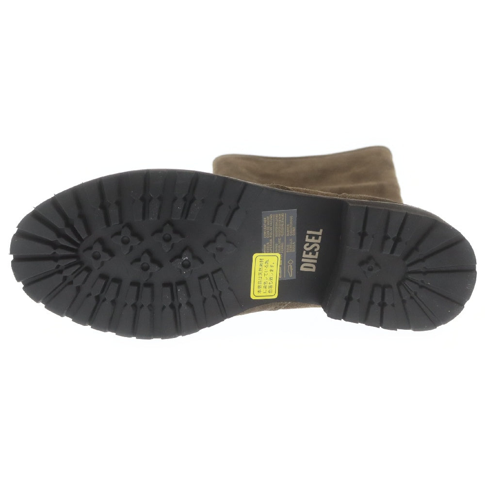 DIESEL(ディーゼル) スエードレザー ロングブーツ Y00563 PR047 T2149 ブラウン