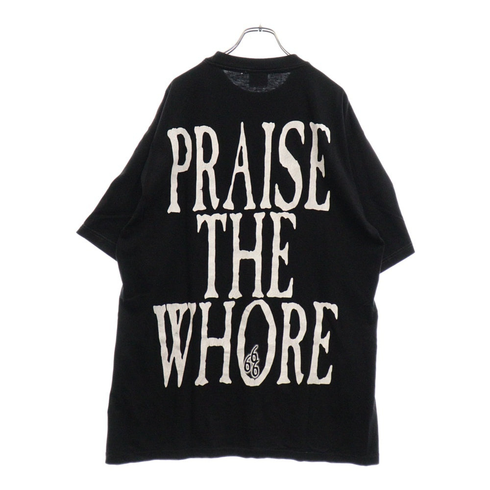 VINTAGE(ヴィンテージ) 90s CRADLE OF FILTH 1999 PRAISE THE WHORE TEE クレイドルオブフィルス 半袖T シャツカットソー ブラック