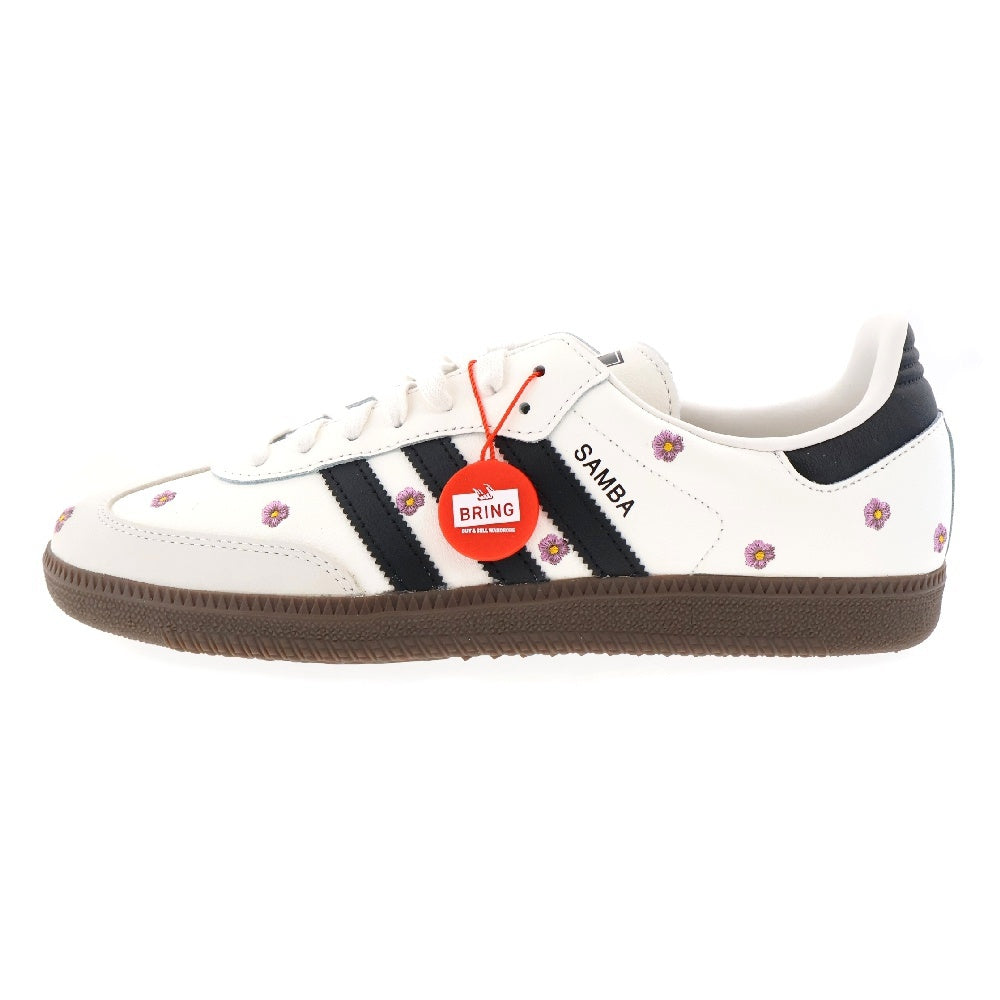 adidas(アディダス) Women's Samba OG Cloud White/Core Black/Gum アディダス オリジナルス ウィメンズ サンバ OG クラウドホワイト/コアブラック/ガム IF4398