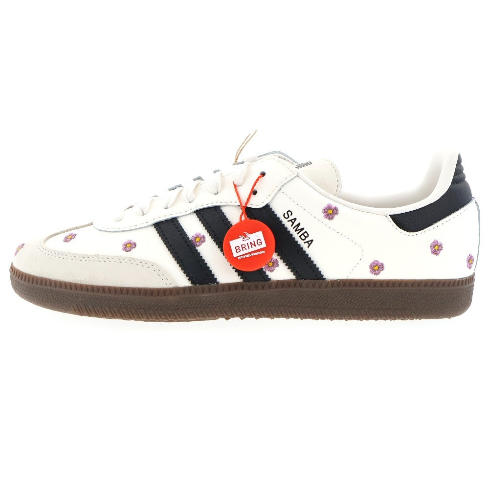 adidas(アディダス) Women's Samba OG Cloud White/Core Black/Gum アディダス オリジナルス ウィメンズ サンバ OG クラウドホワイト/コアブラック/ガム IF4398