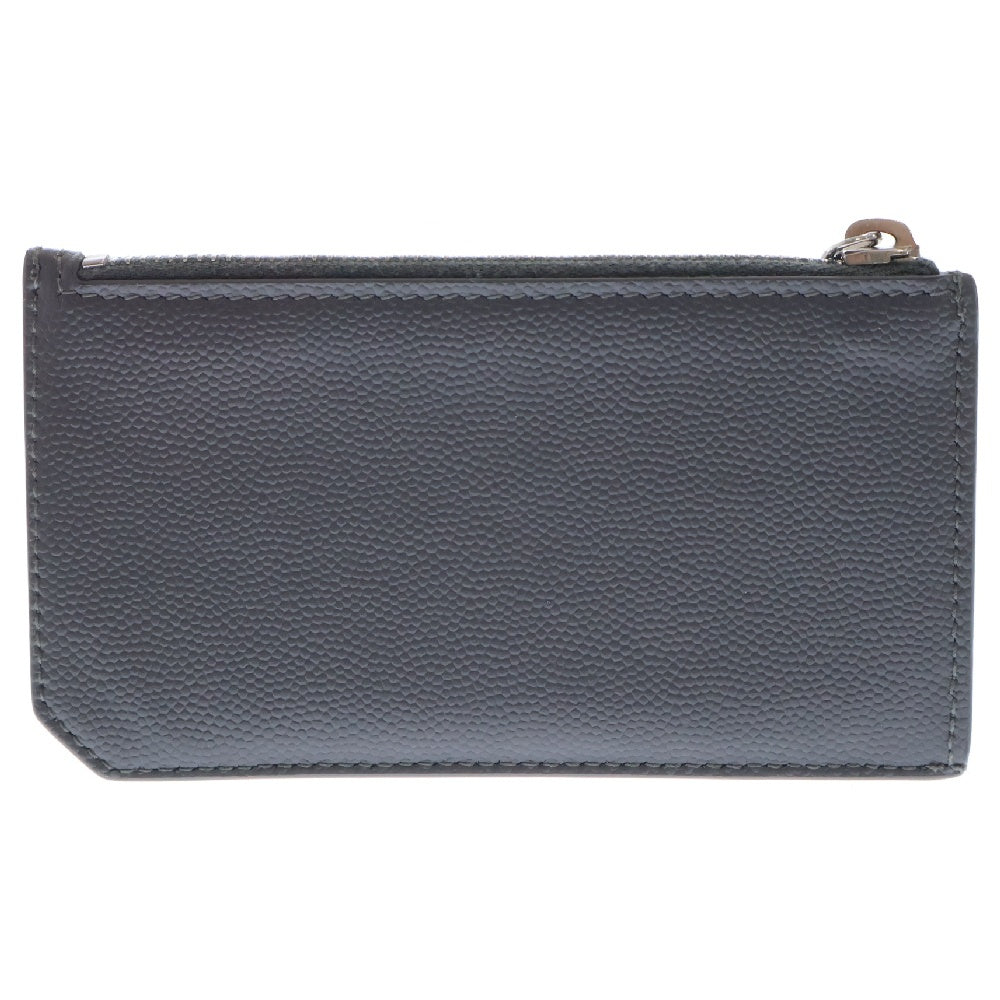 SAINT LAURENT PARIS(サンローランパリ) レザー カードケース フラグメントケース コインケース 609362 グレー