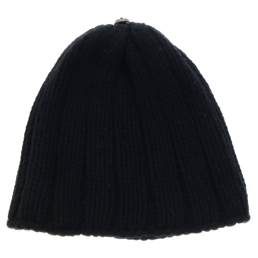 CHROME HEARTS(クロムハーツ) Cashmere Cross Beanie クロスパッチ カシミヤ ビーニー ニットキャップ 帽子 ブラック
