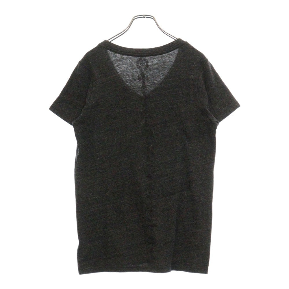 CHROME HEARTS(クロムハーツ) V Neck Tee バッククロス Vネック 半袖Tシャツ グレー