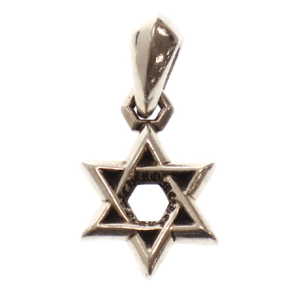 CHROME HEARTS(クロムハーツ) STAR OF DAVID PENDANT スターオブダビデペンダント ネックレストップ シルバー