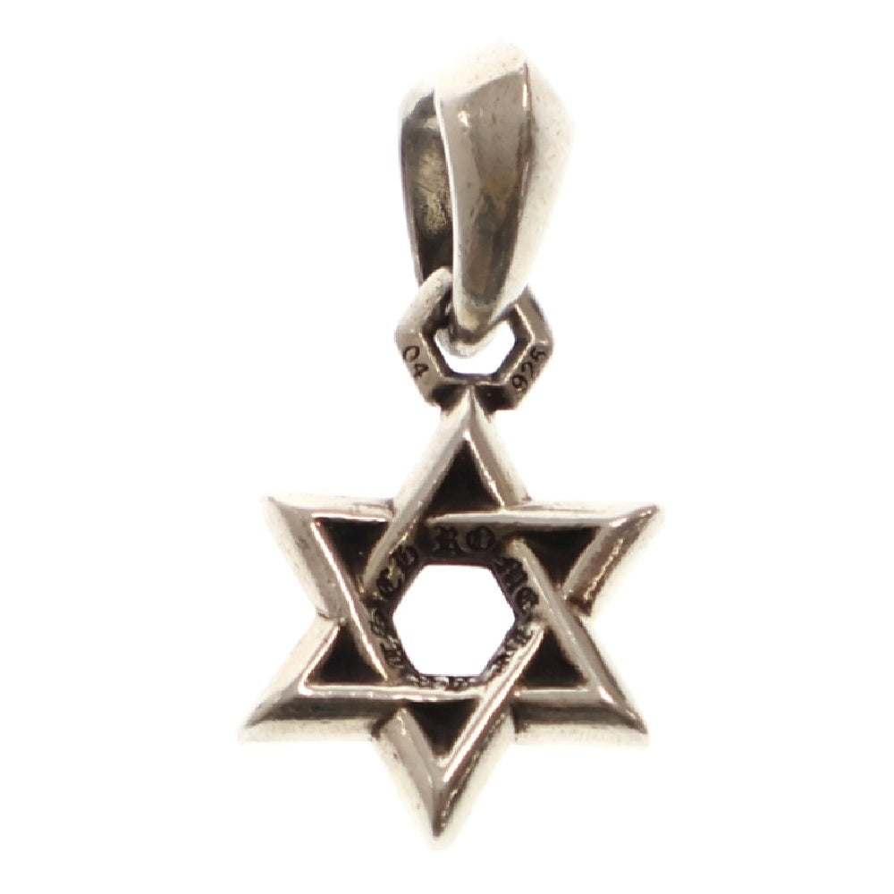 CHROME HEARTS(クロムハーツ) STAR OF DAVID PENDANT スターオブダビデペンダント ネックレストップ シルバー