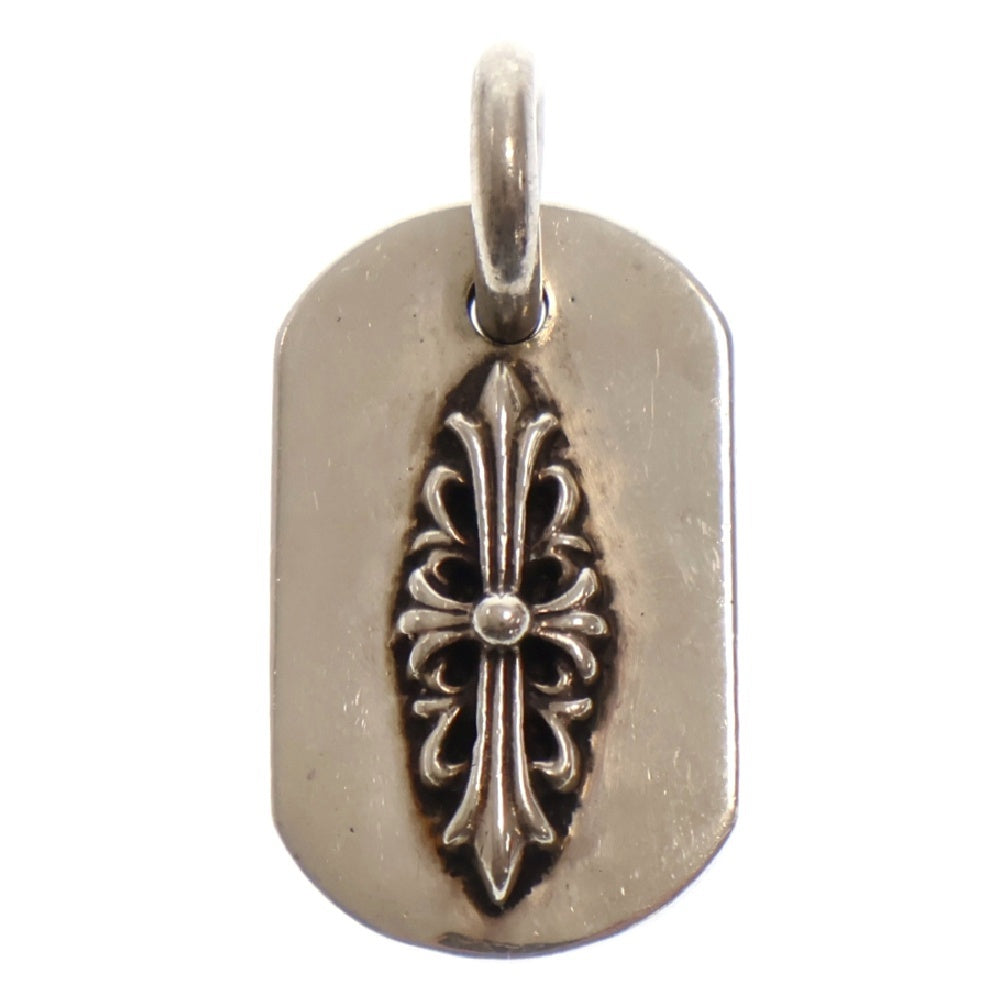 CHROME HEARTS(クロムハーツ) RAISED DOGTAG レイズドドッグタグ ネックレストップ シルバー