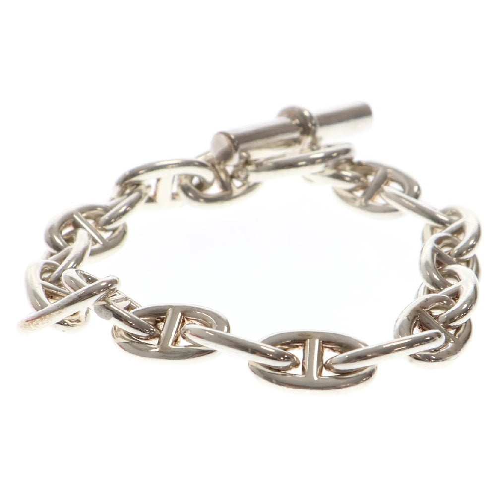HERMES(エルメス) Chaine d'Ancre MM シェーヌダンクル 18コマ チェーンブレスレット シルバー