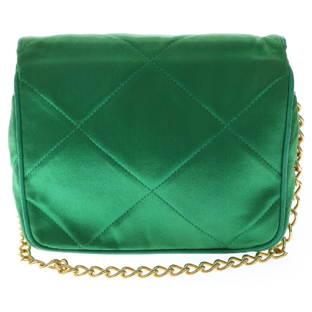 CHANEL(シャネル) ココマーク マトラッセ タッセルショルダーバッグ グリーン